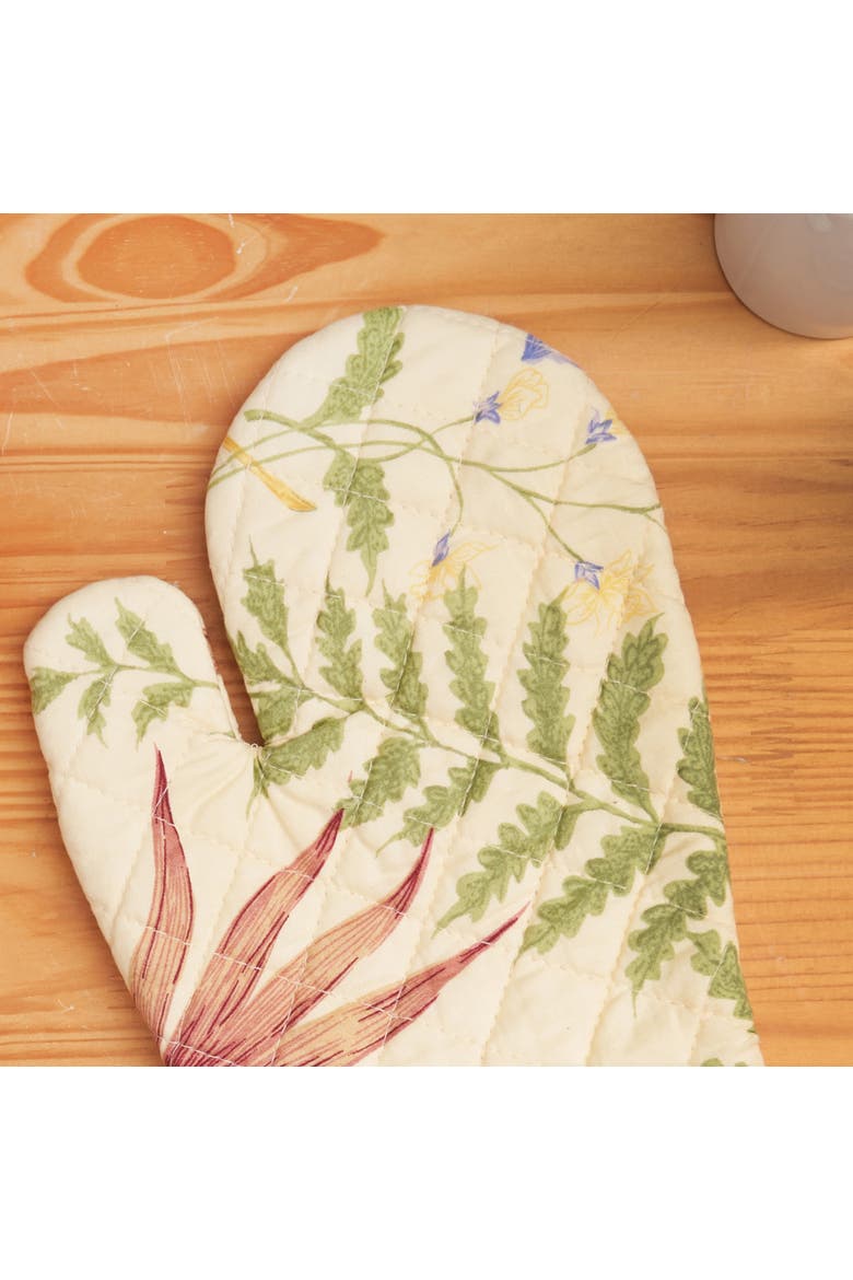 Oven Mitten, Fiji, Alternate, color, Off-White