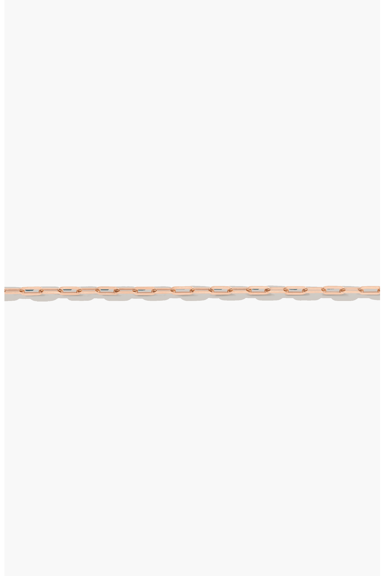 Paperclip Chain Bracelet, Main, color, Rose Gold Vermeil