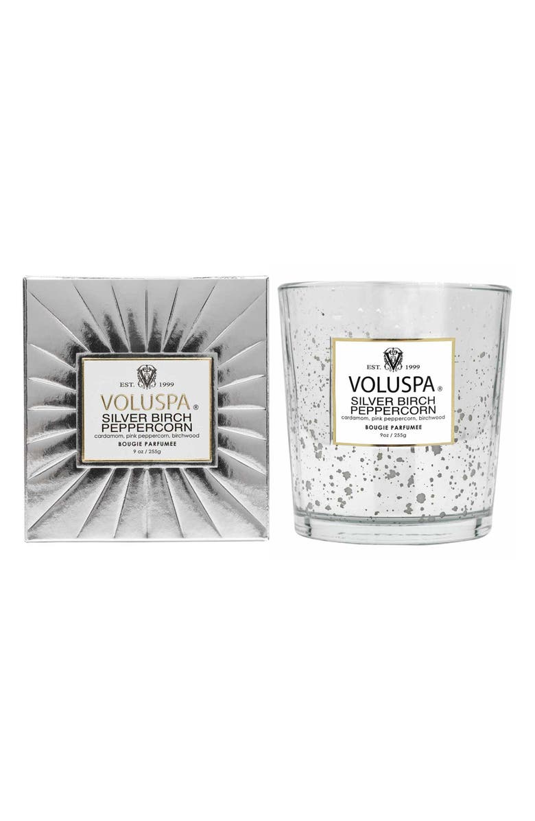 Voluspa Silver Birch & Peppercorn Classic Candle, Alternate, color, Silver Birch