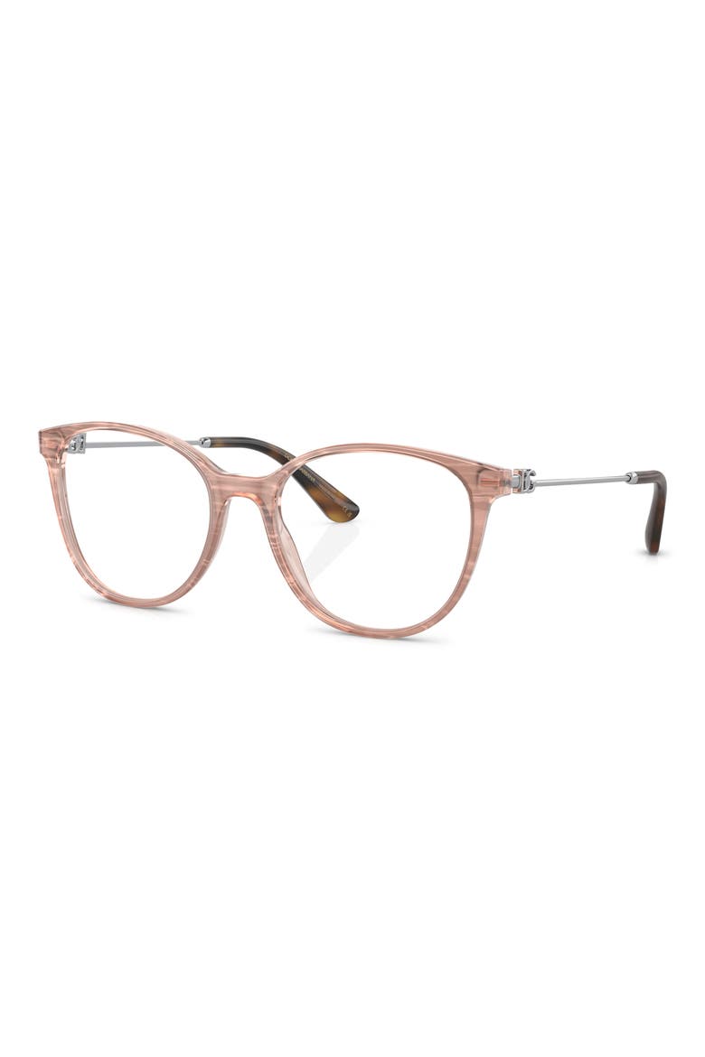 54mm Butterfly Optical Glasses, Alternate, color, CARAMEL