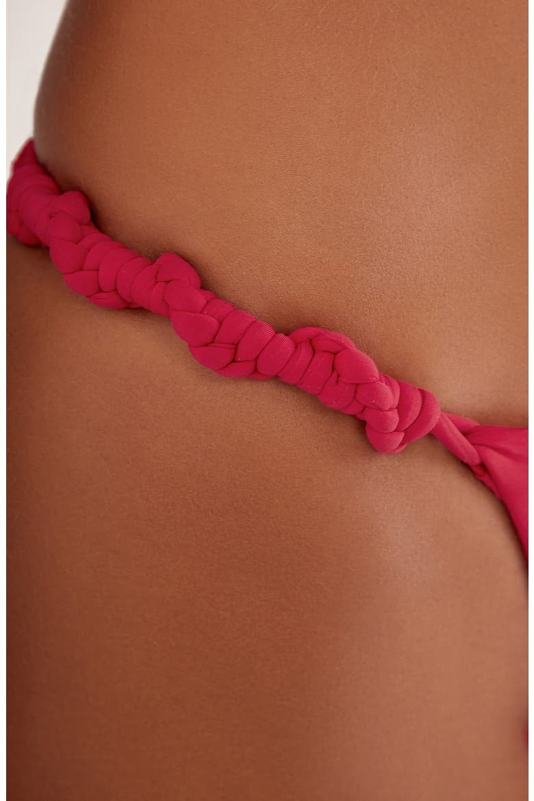 Solid Holly DTL Bikini Bottoms, Alternate, color, RED