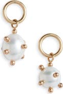 Poppy Finch Bubble Mismatched Cultured Pearl Drop Earrings