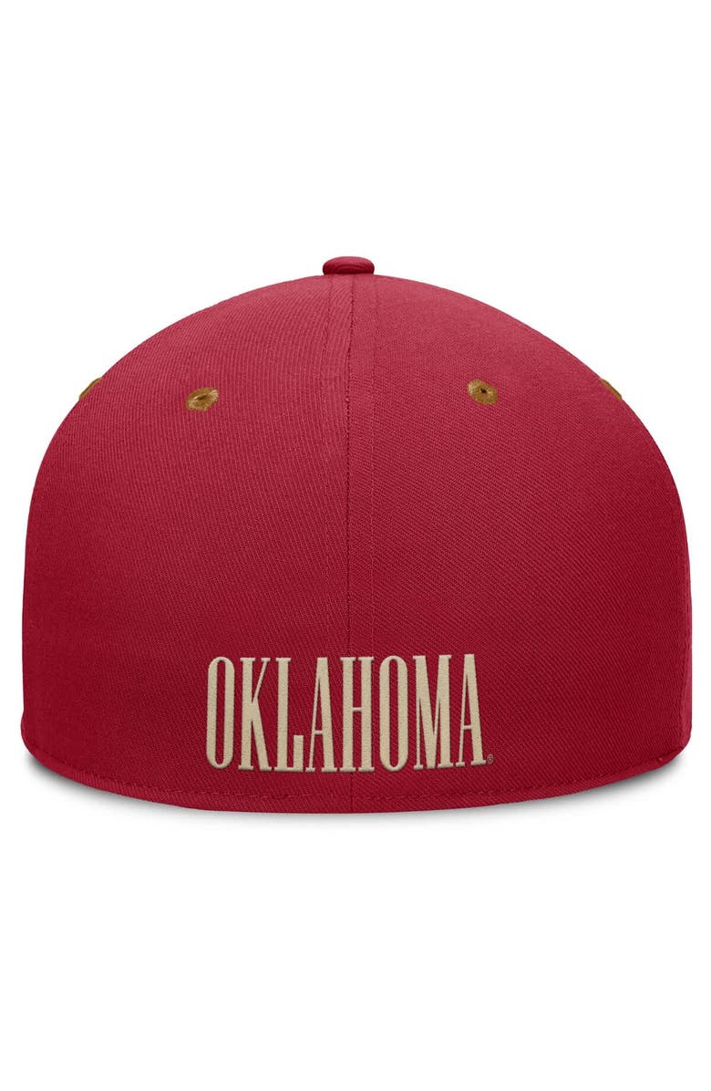 FANATICS Men's Fanatics Crimson/Brown Oklahoma Sooners NoBo Fitted Hat, Alternate, color, Crimson
