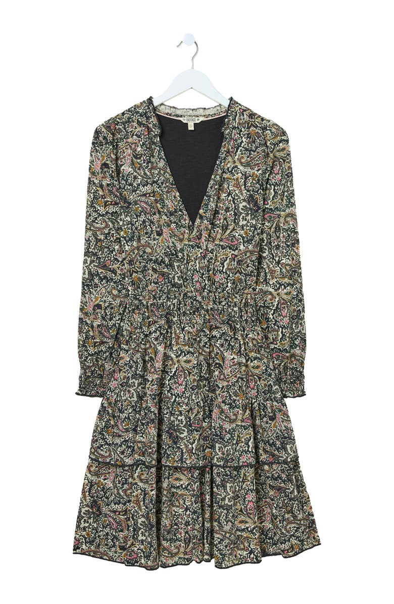 FatFace Women's Plus Size Amba Wild Paisley Jersey Dress, Alternate, color, 