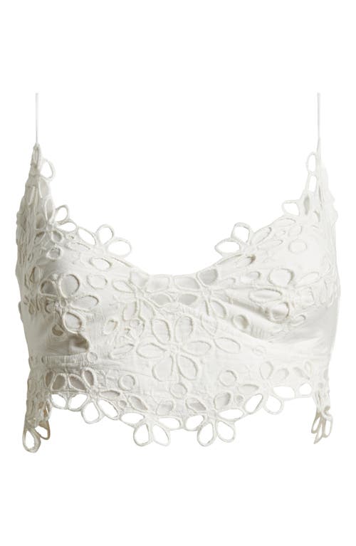 Free People Intimately Fp Asteria Lace Bralette In Optic White