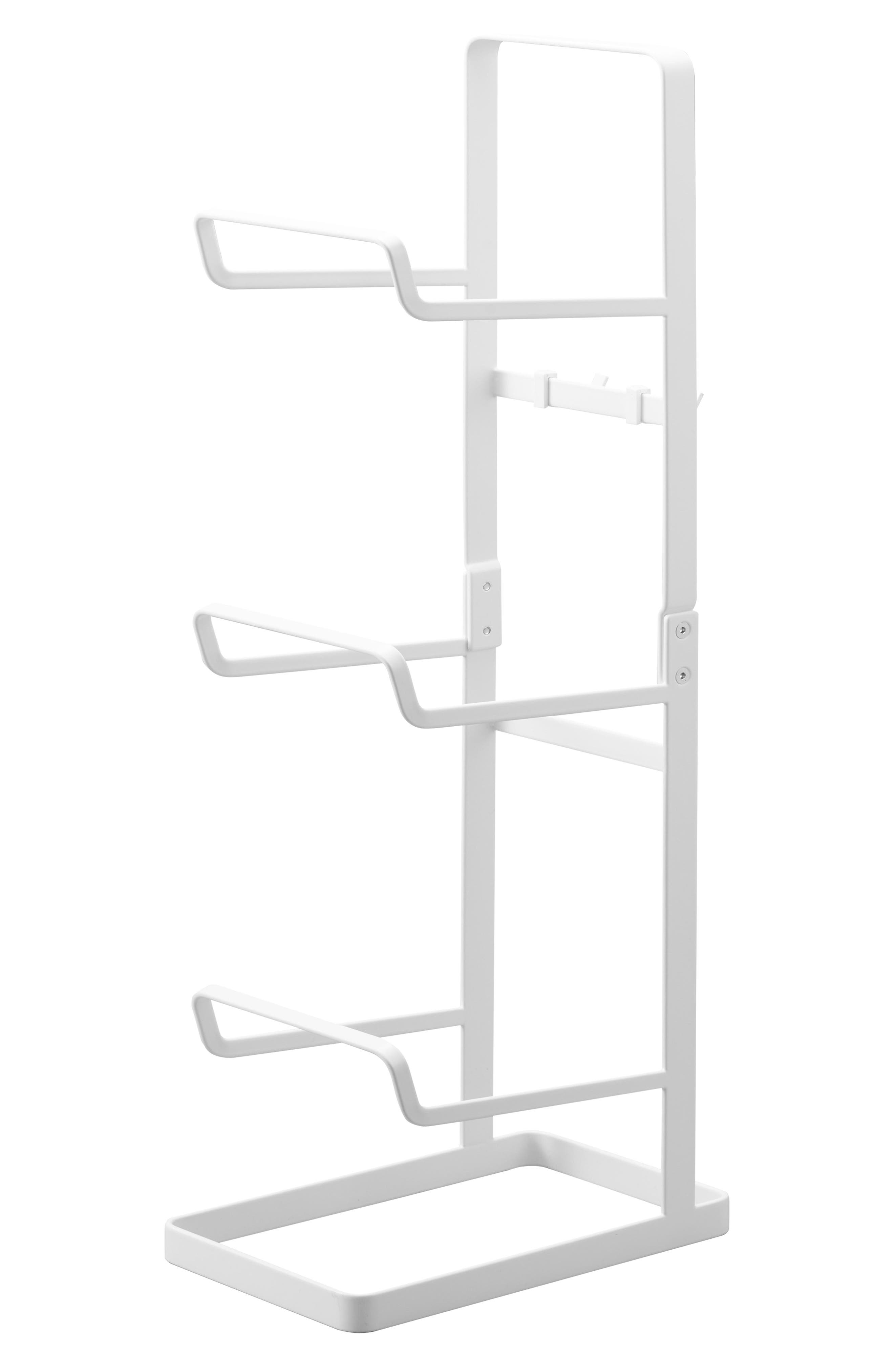Yamazaki Fitness Equipment Storage Rack In White