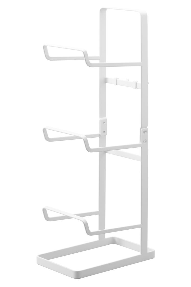 Fitness Equipment Storage Rack, Main, color, WHITE