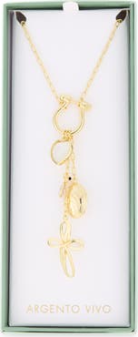 ARGENTO VIVO Cross Chunky Chain Necklace