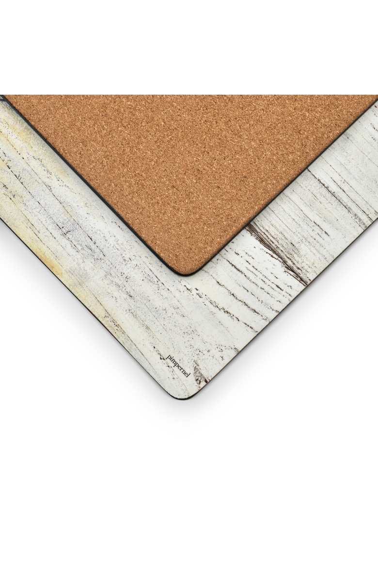 Coastal Signs Set of 4 Cork Back Placemats, Alternate, color, Multi