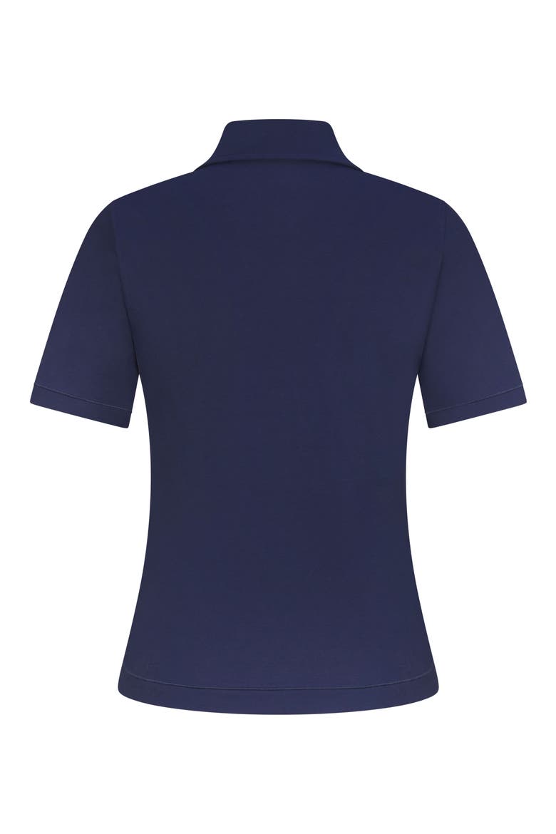 Suki Supima Cotton Blend Polo, Alternate, color, LEGACY NAVY BLUE