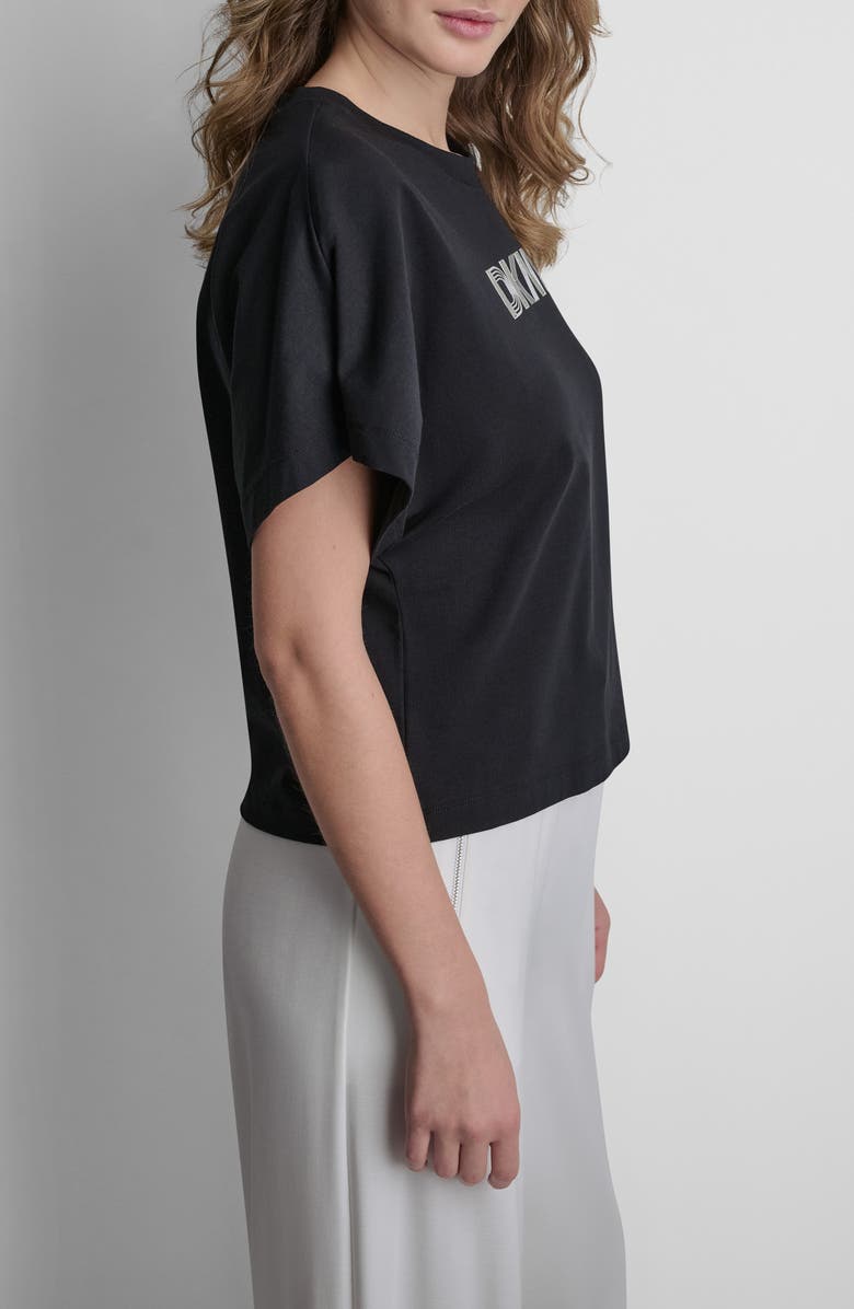 DKNY Art Deco Logo Graphic T-Shirt, Alternate, color, 