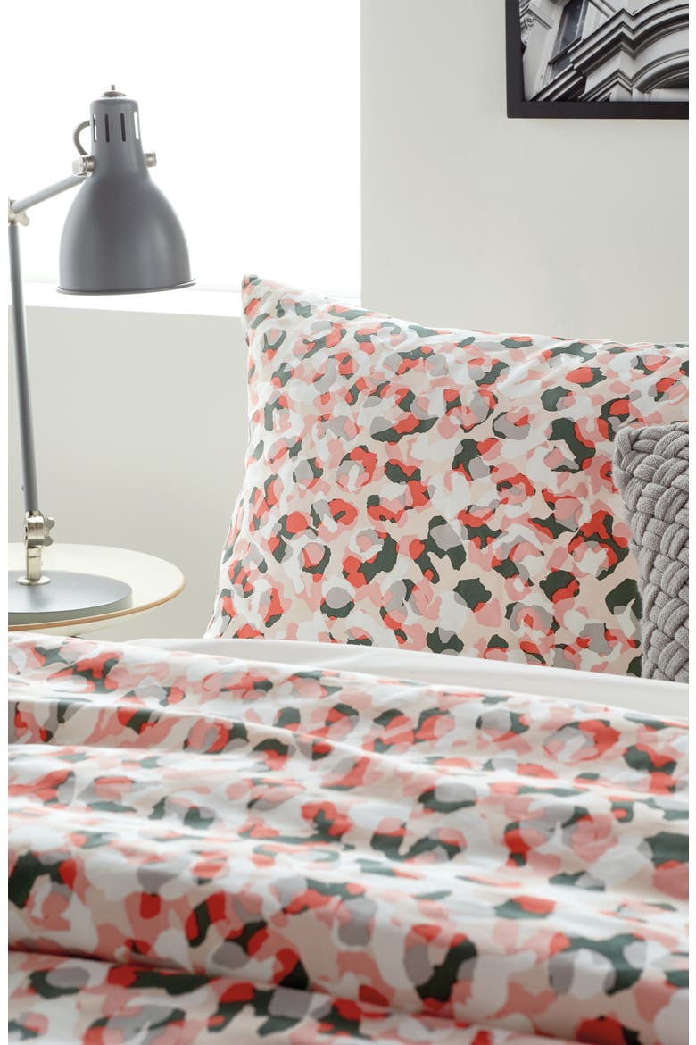 Wild Geo Comforter & Sham Set, Alternate, color, BLUSH