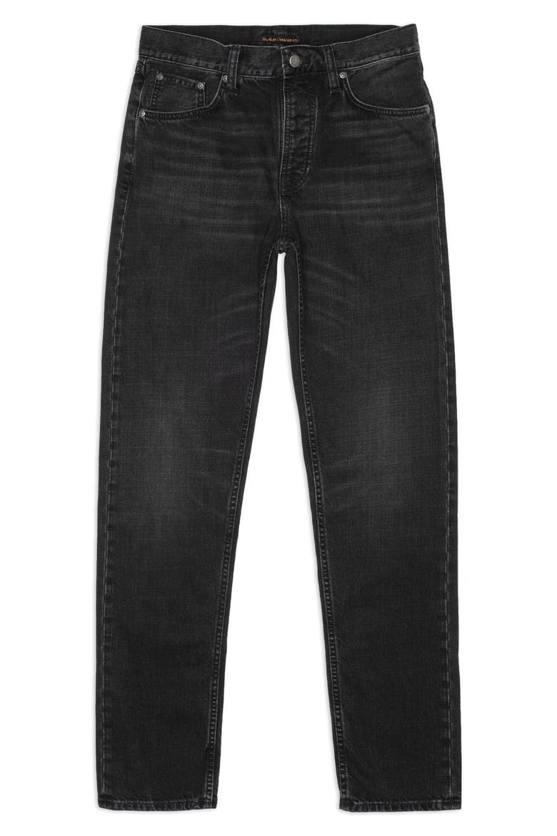 Steady Eddie II Slim Tapered Organic Cotton Jeans, Main, color, BLACK FOG