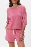 Michael Stars Julia Puff Sleeve Sweatshirt