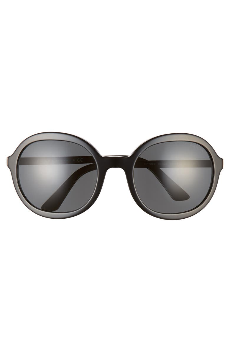 Prada 56mm Round Sunglasses, Alternate, color, 