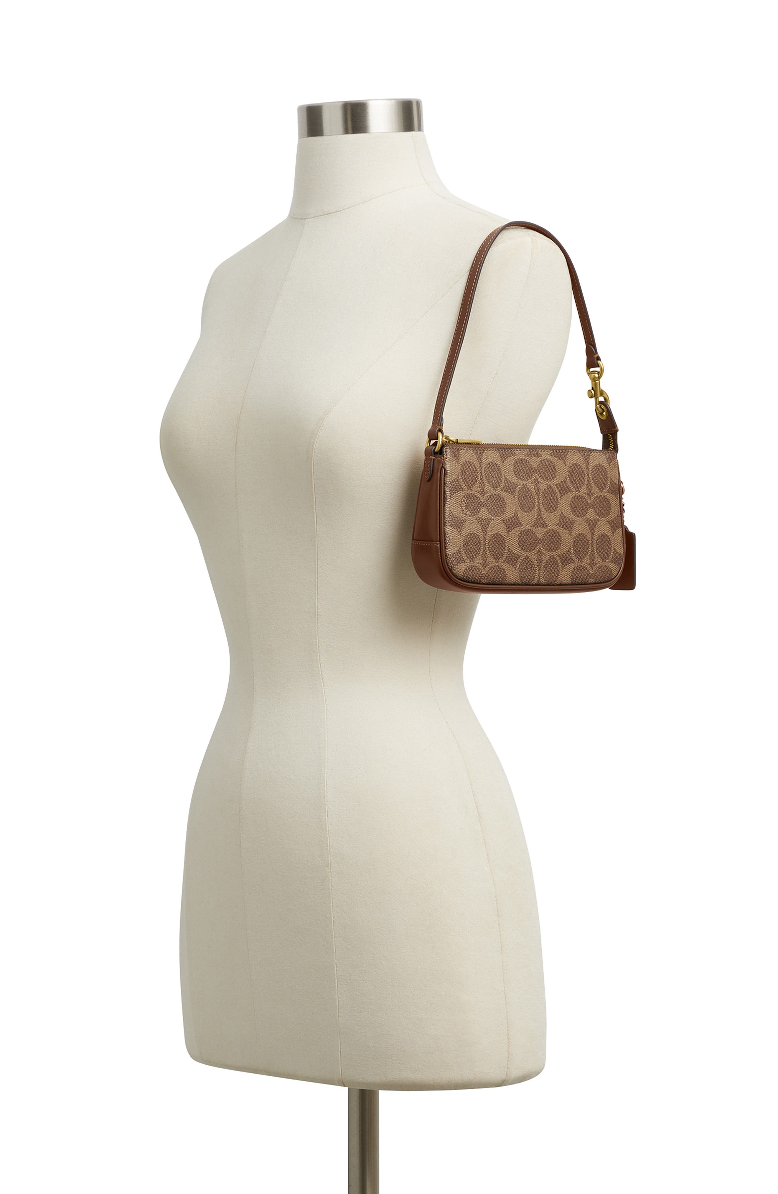 Plaza 18 Signature Coated Canvas Shoulder Bag (Women) | Nordstrom