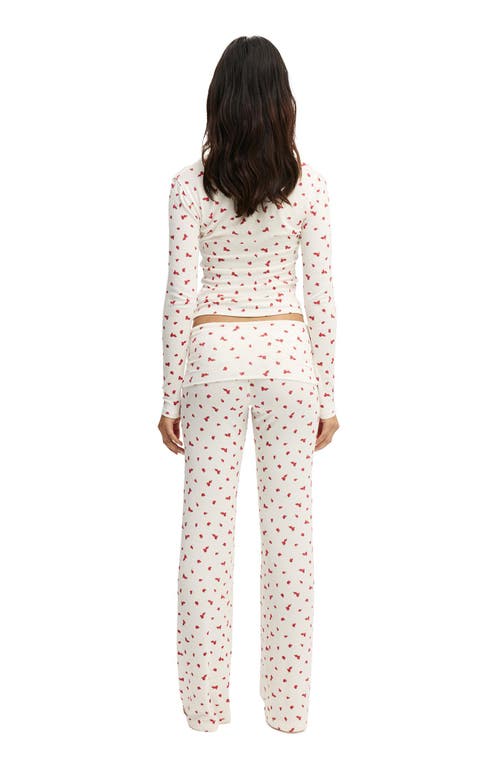 Cotton On Body Sleep Recovery Roll Waist Pant In White