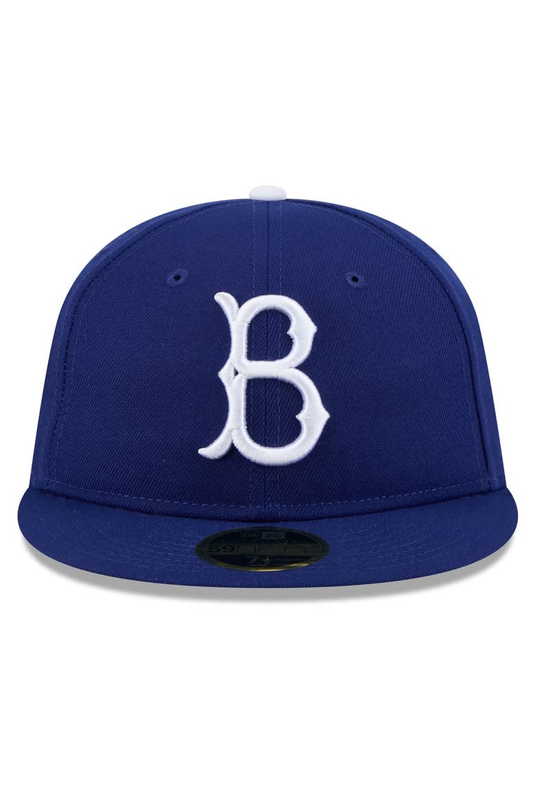 Men's New Era  Royal Brooklyn Dodgers 2025 Jackie Robinson Day Retro Crown 59FIFTY Unstructured Fitted Hat, Alternate, color, Royal