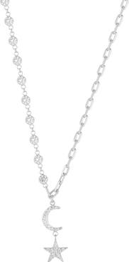 SPHERA MILANO Cubic Zirconia Celestial Pendant Necklace