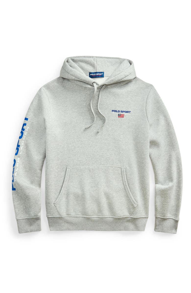 Polo Ralph Lauren Sport Logo Fleece Hoodie, Alternate, color,