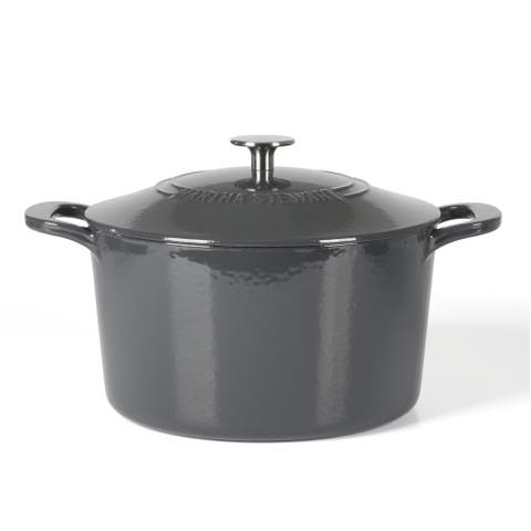 Gatwick 7-Quart Enameled Cast Iron Dutch Oven with Lid