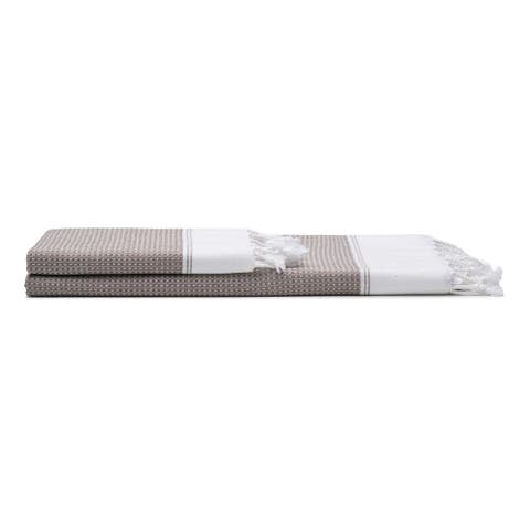 Pria Turkish Cotton Bath and Hand Towel - Set