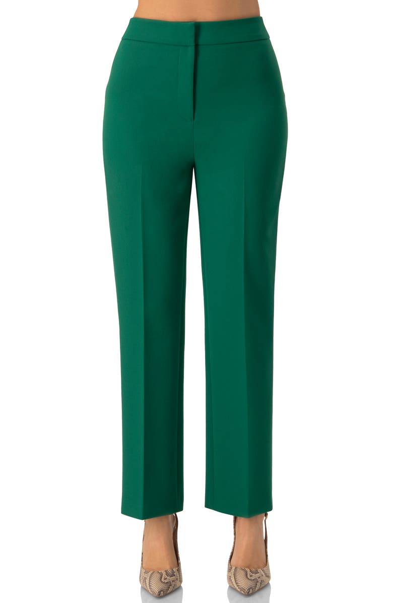 IVONNE Tailored Straight-Leg Trousers, Main, color, 