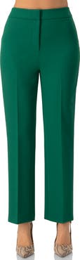 IVONNE Tailored Straight-Leg Trousers