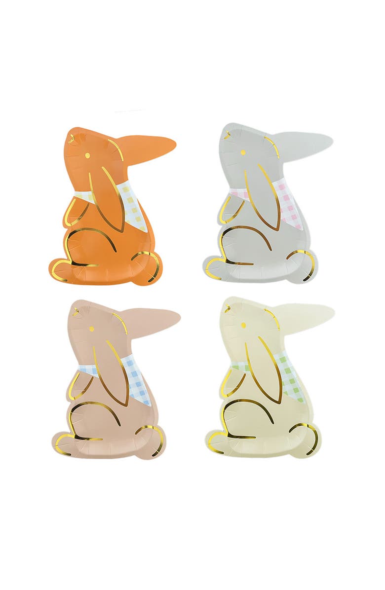 Daydream Society Bunnies In The Garden Bunny Die Cut Large Plates, Main, color, Asssorted Pre-Pack