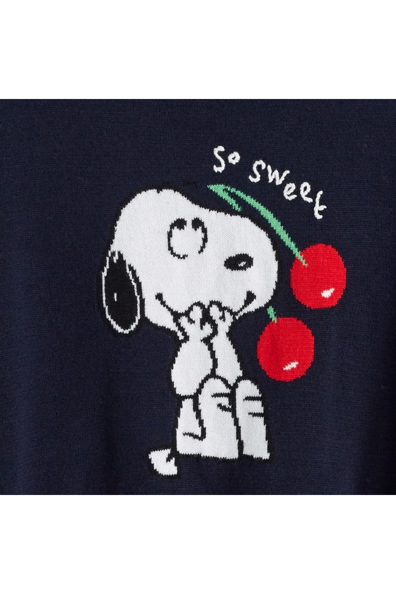 Cotton Snoopy Cherry Tank, Alternate, color, Blue