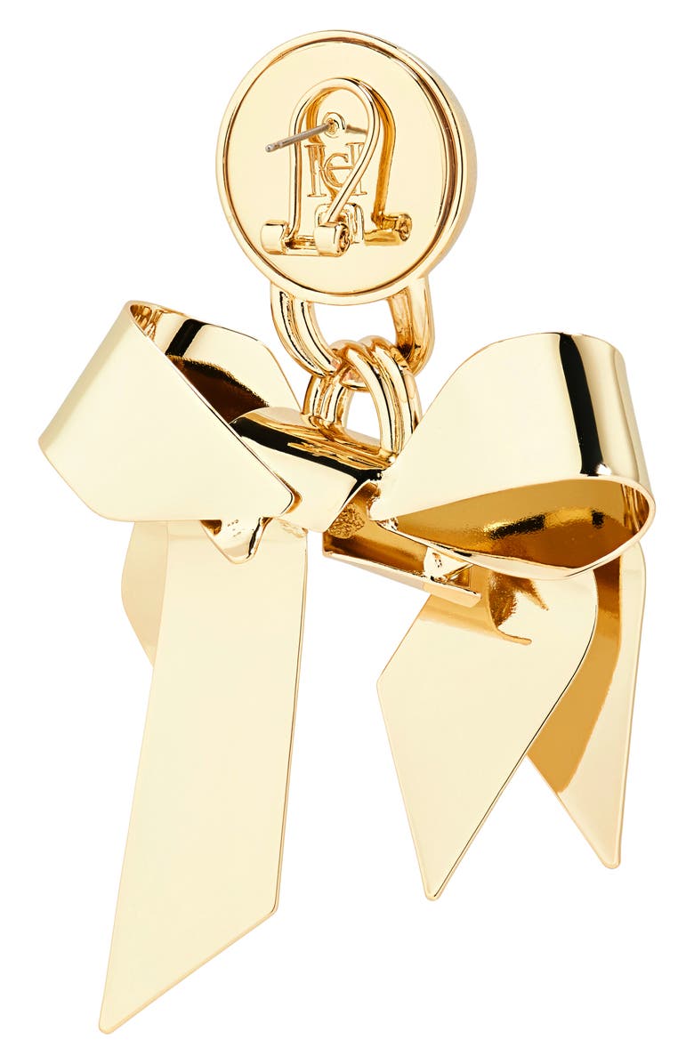 Carolina Herrera Bow Drop Earrings, Alternate, color, 