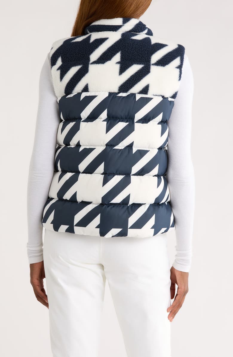 Helly Hansen Bliss Hybrid 600 Fill Power Down Vest, Alternate, color, Navy Houndstooth