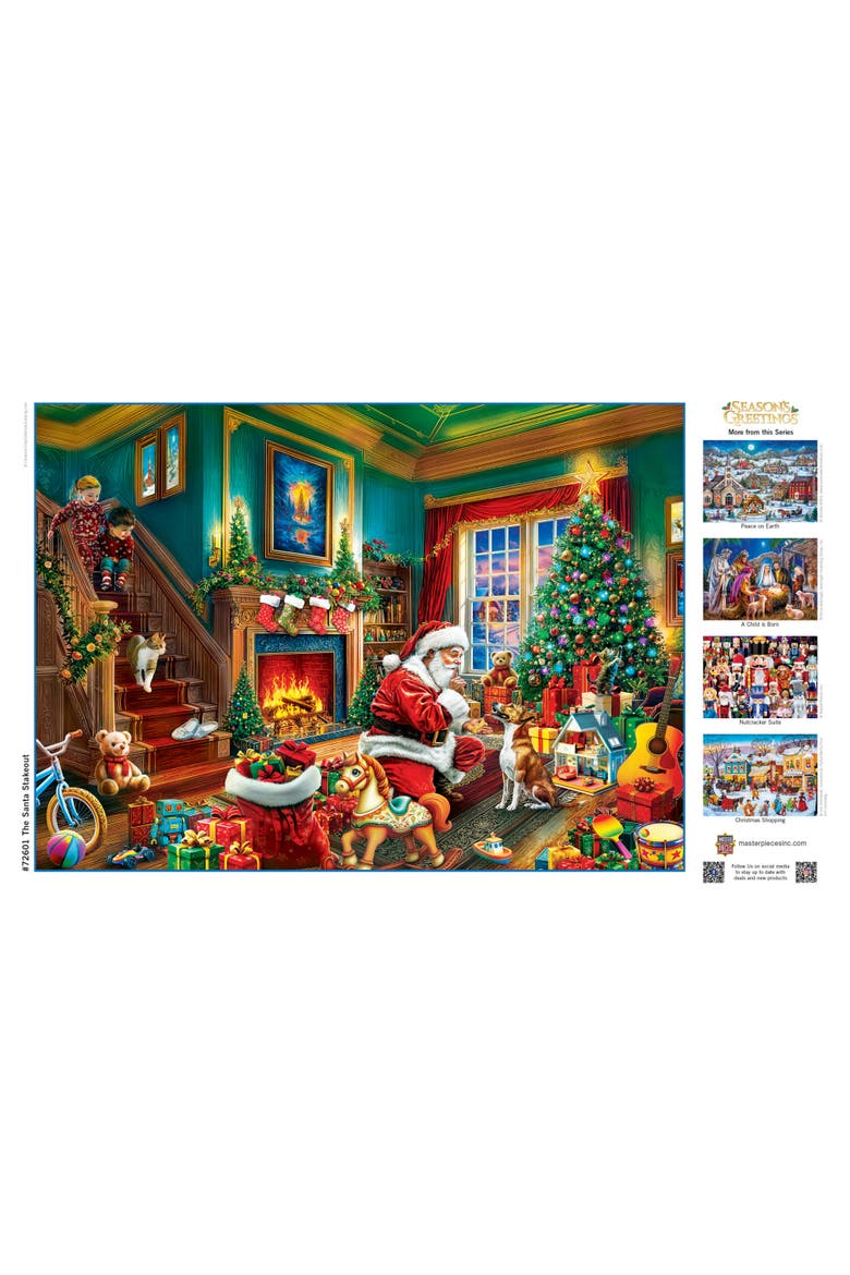 The Santa Stakeout 1000 Piece Puzzle, Alternate, color, Multicolor