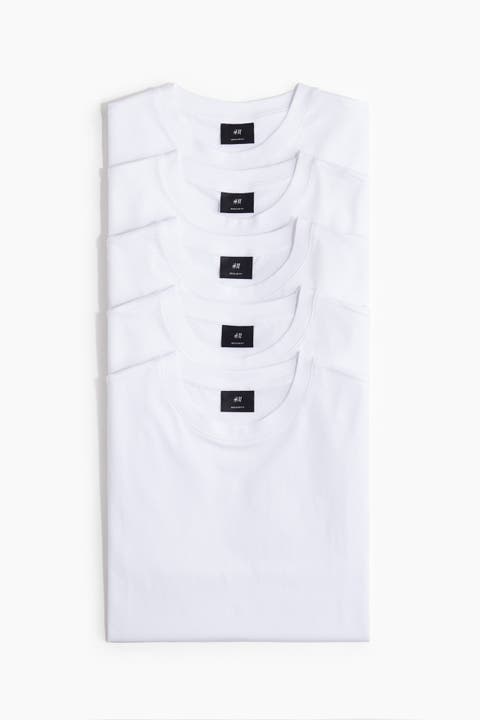 5-pack regular fit t-shirts