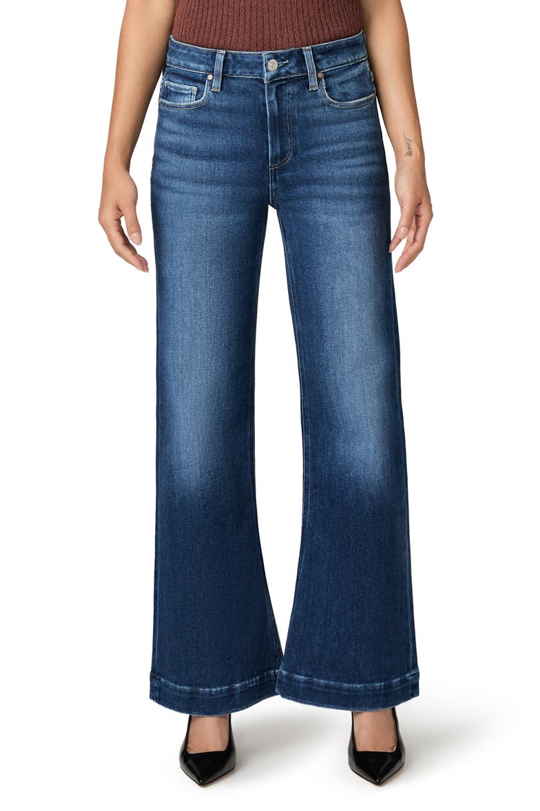 Leenah High Waist Wide Leg Jeans, Main, color, HAMPTONS