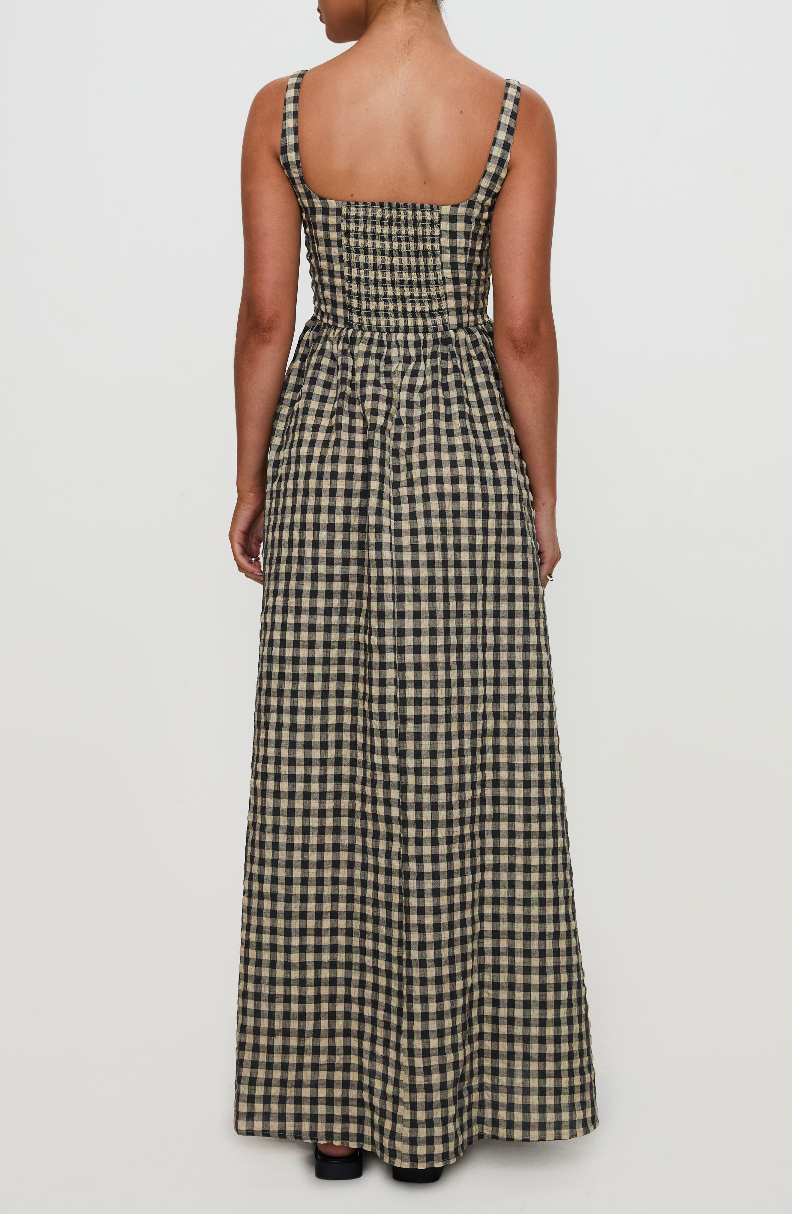 emmaretta gingham cotton maxi dress MelanieMcGavin on LTK
