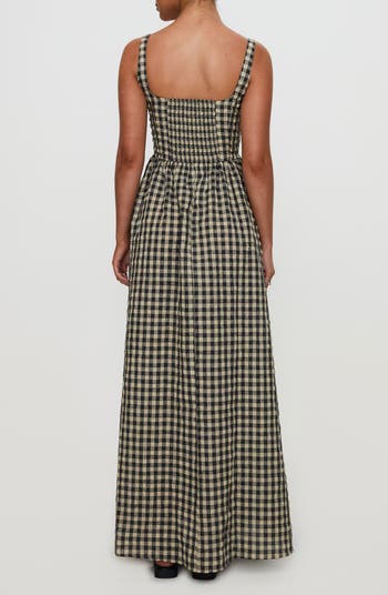 Cartmel Gingham Check Maxi Dress