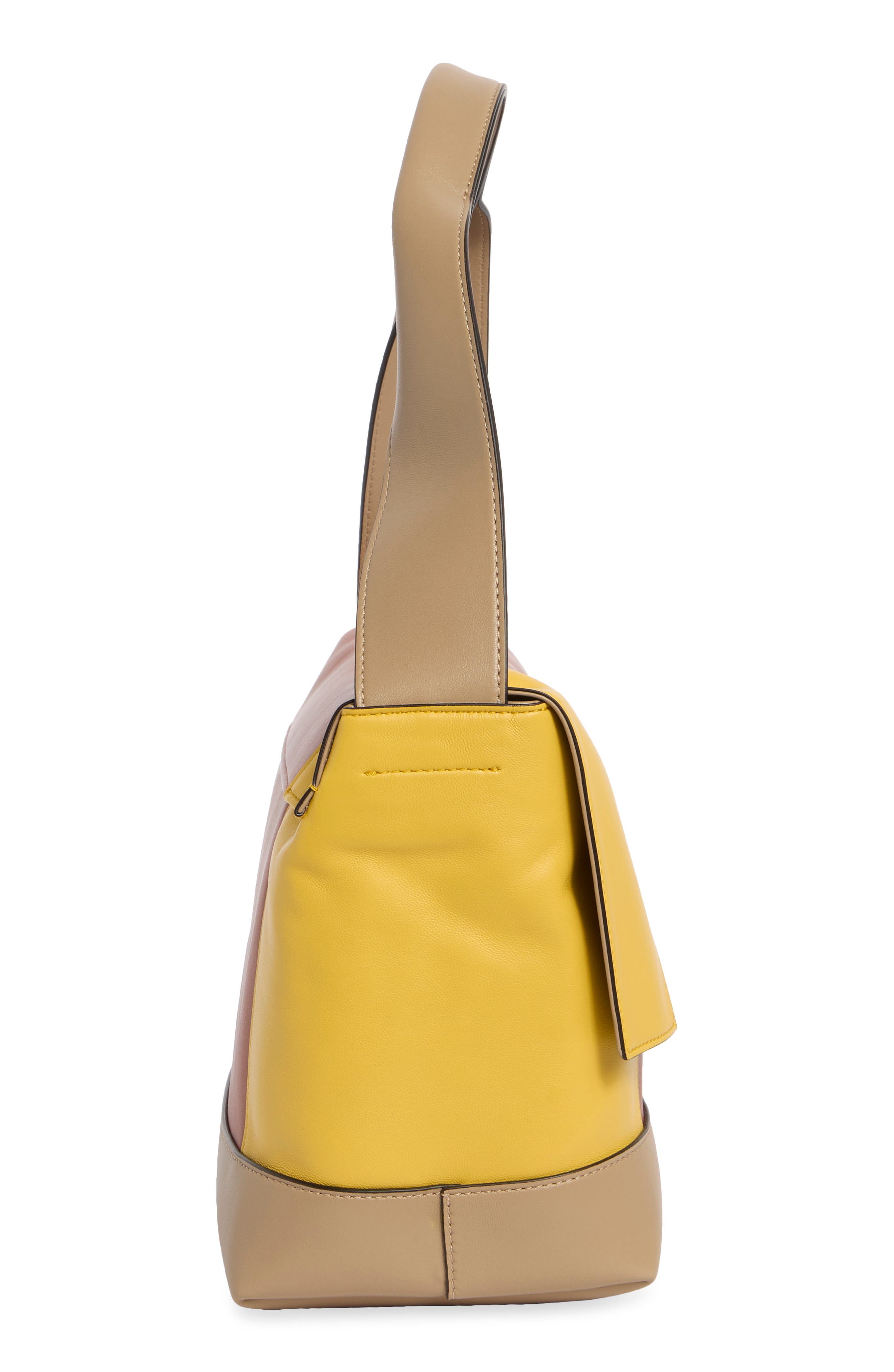 Colorblock Pod Pochette Bag, Alternate, color, SUN/ BARK/ MOON STONE
