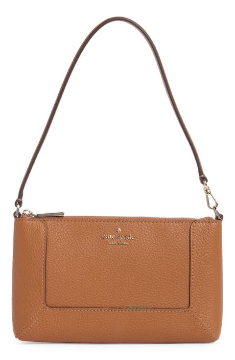 lena pebbled mini shoulder bag