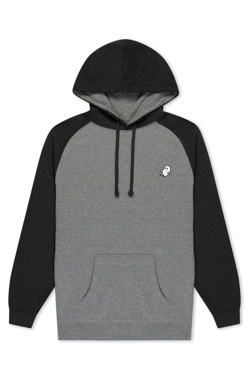 Dalix Mens Ghost Midweight Fleece Raglan Sleeve Hoodie In Multi