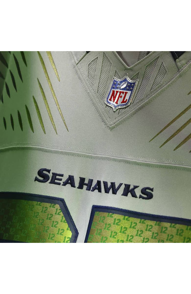 Nike Men's Nike 12s Wolf Gray Seattle Seahawks 2025 Rivalries Collection Limited Jersey, Alternate, color, Gray