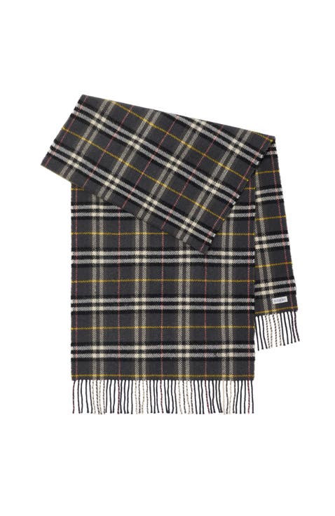 Check British Wool Scarf