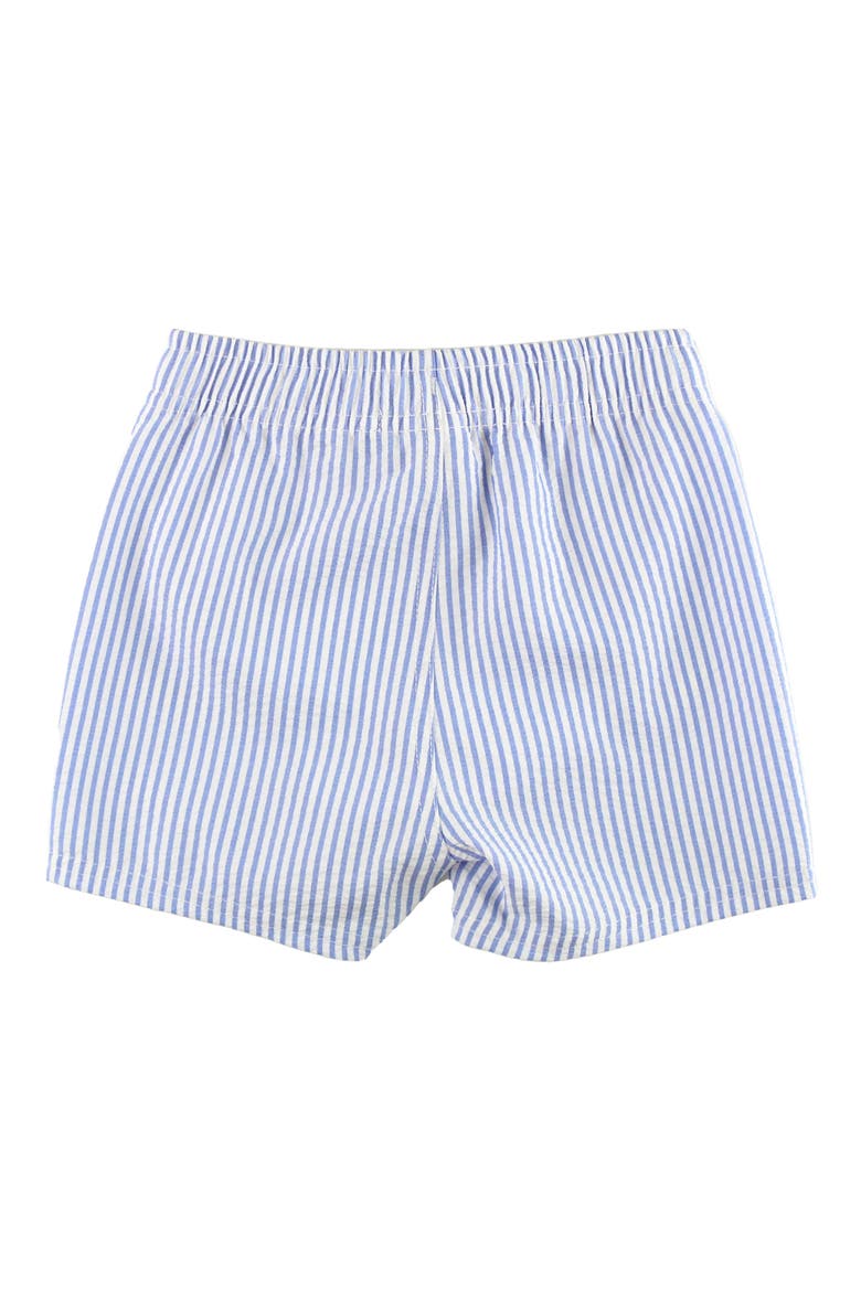 Kids' Seersucker Stripe Swim Trunks, Alternate, color, BLUE