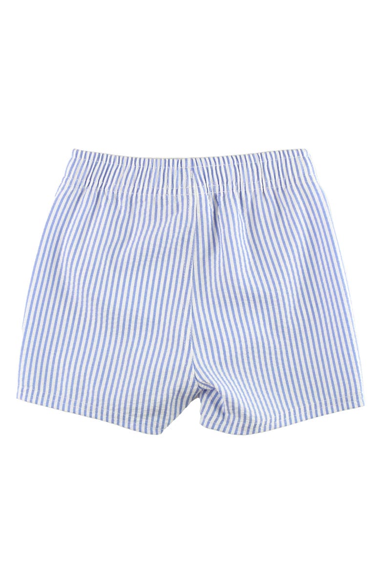 RuggedButts Kids' Seersucker Stripe Swim Trunks, Alternate, color, Blue