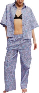 Free People Sleeper Check Pajamas