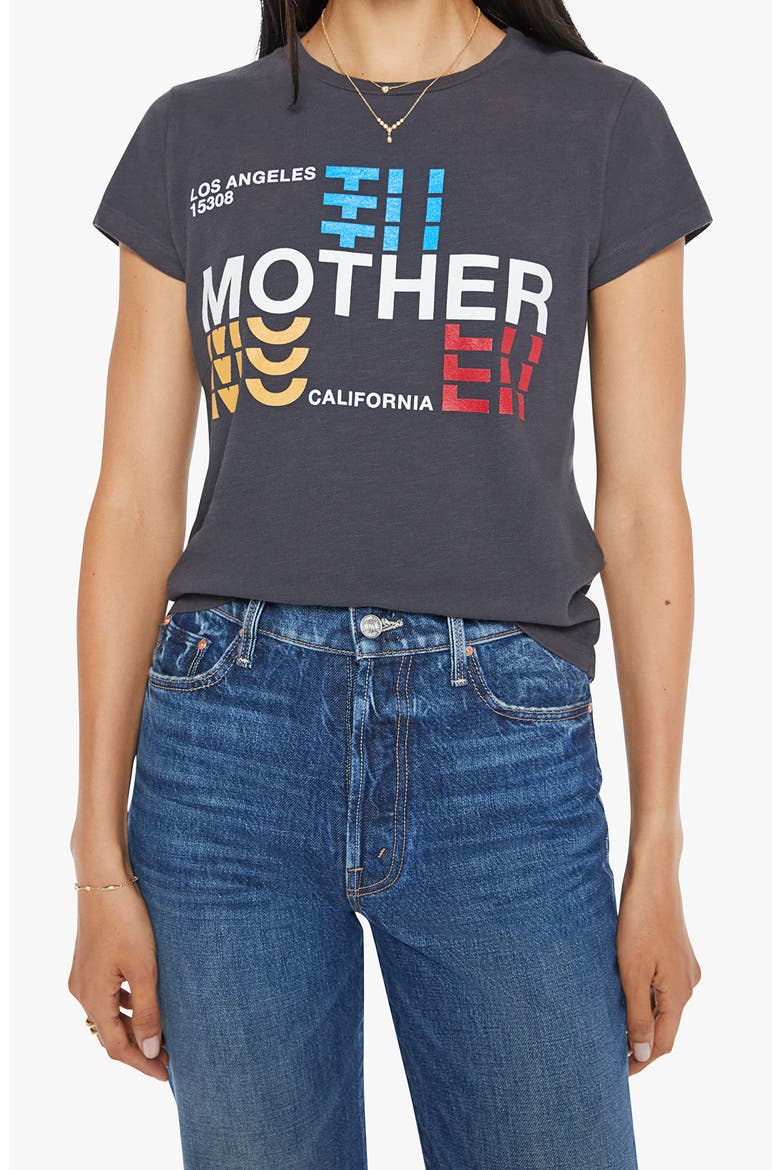 The Sinful Embroidered T-Shirt, Main, color, MOTHER GLITCH
