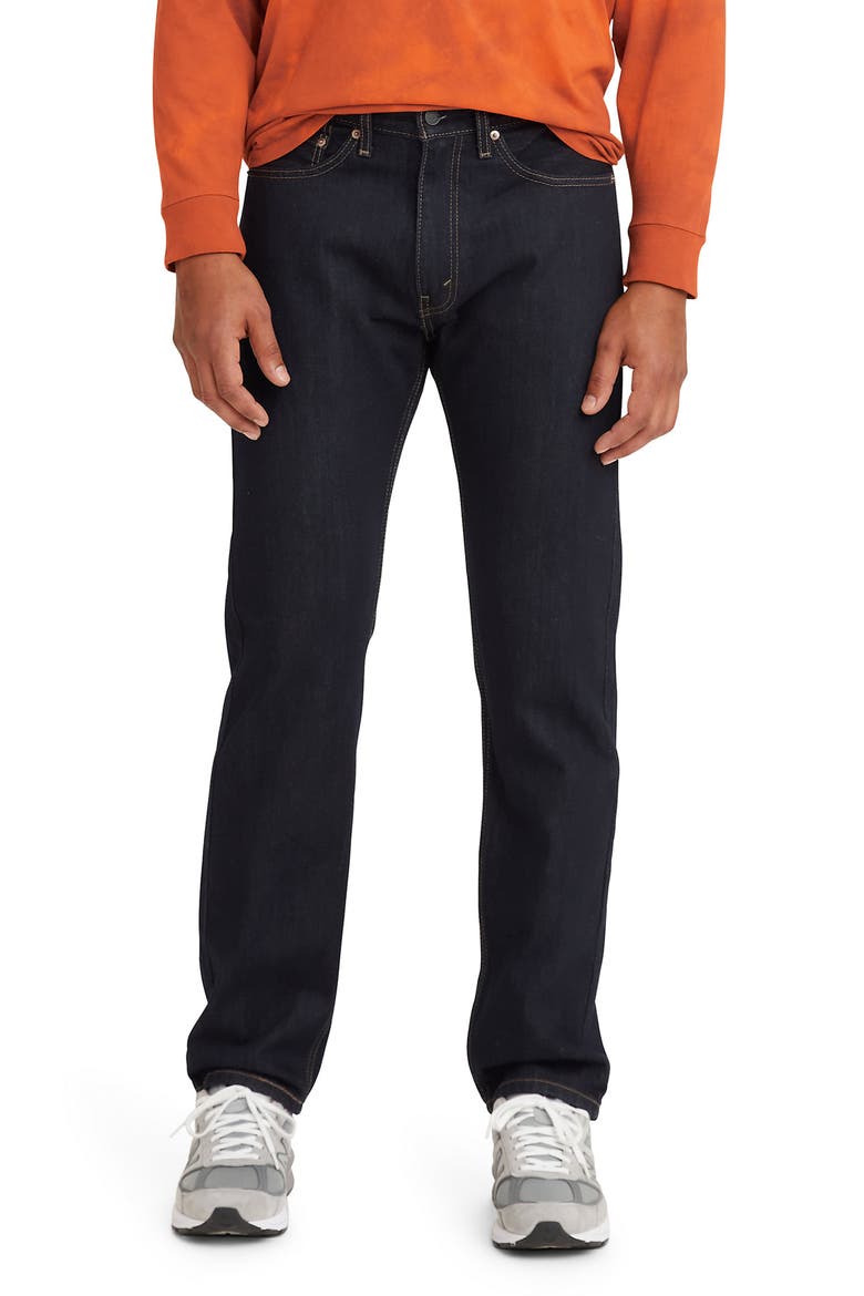 505™ Relaxed Straight Leg Jeans, Main, color, AT YOUR DARKEST RINS
