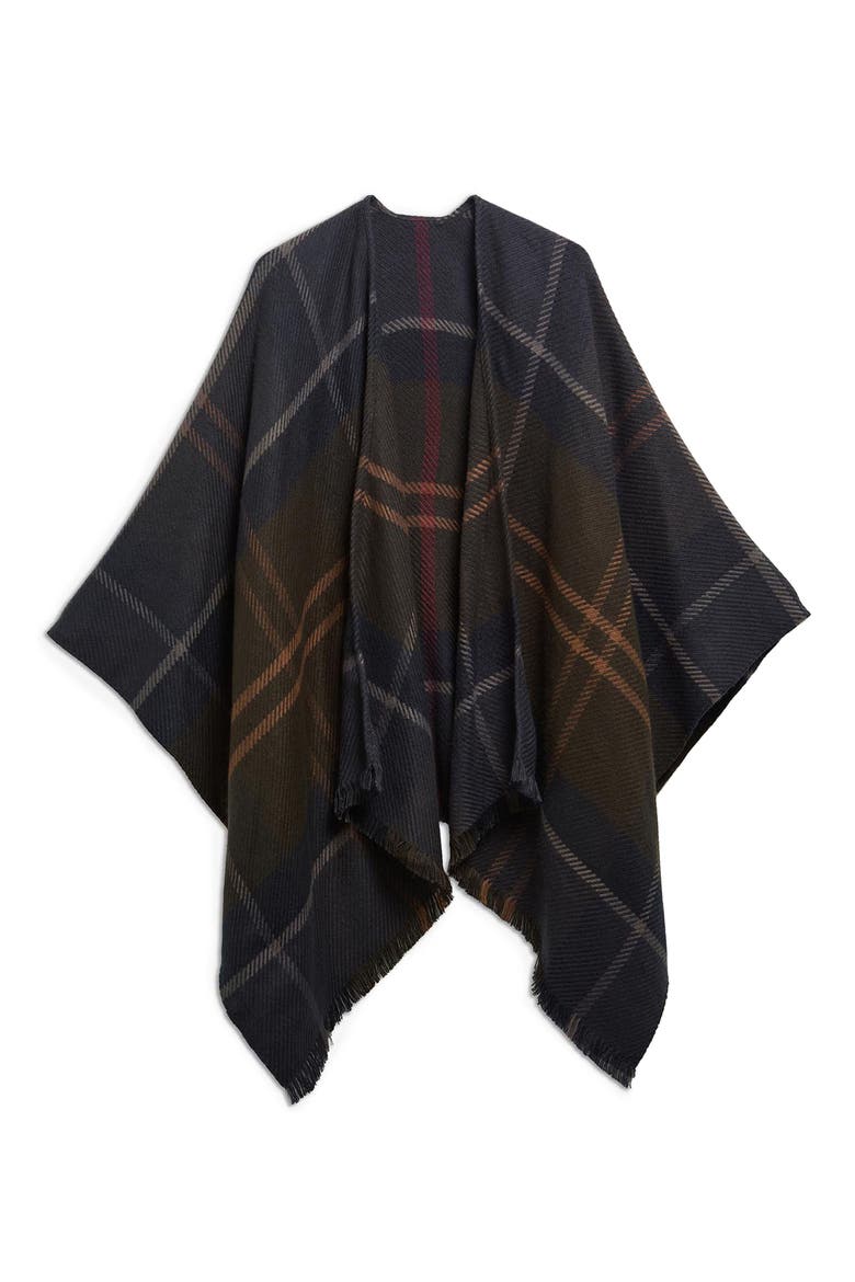 Blair Tartan Serape, Alternate, color, SHADOW CLASSIC TARTAN