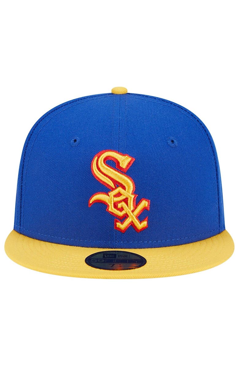 New Era Men's New Era  Royal/Yellow Chicago White Sox Empire 59FIFTY Fitted Hat, Alternate, color, Royal