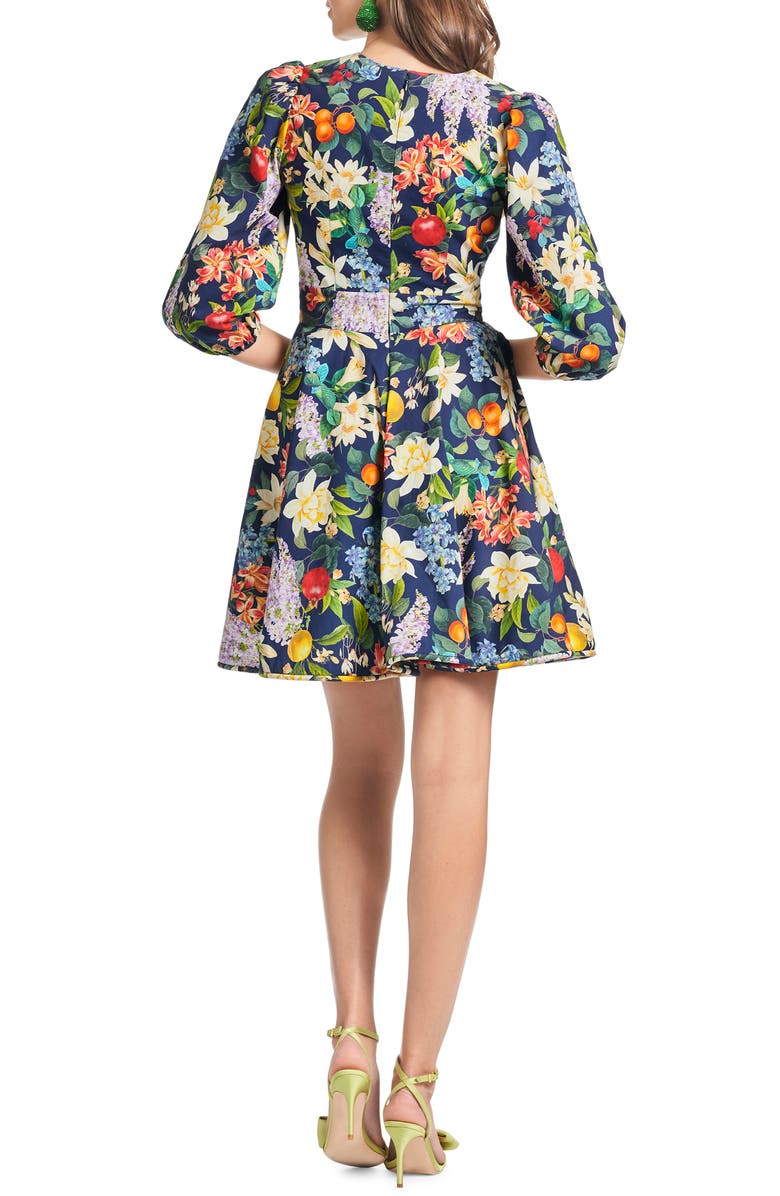 Sachin & Babi Dolce Floral Flare Minidress, Alternate, color, 